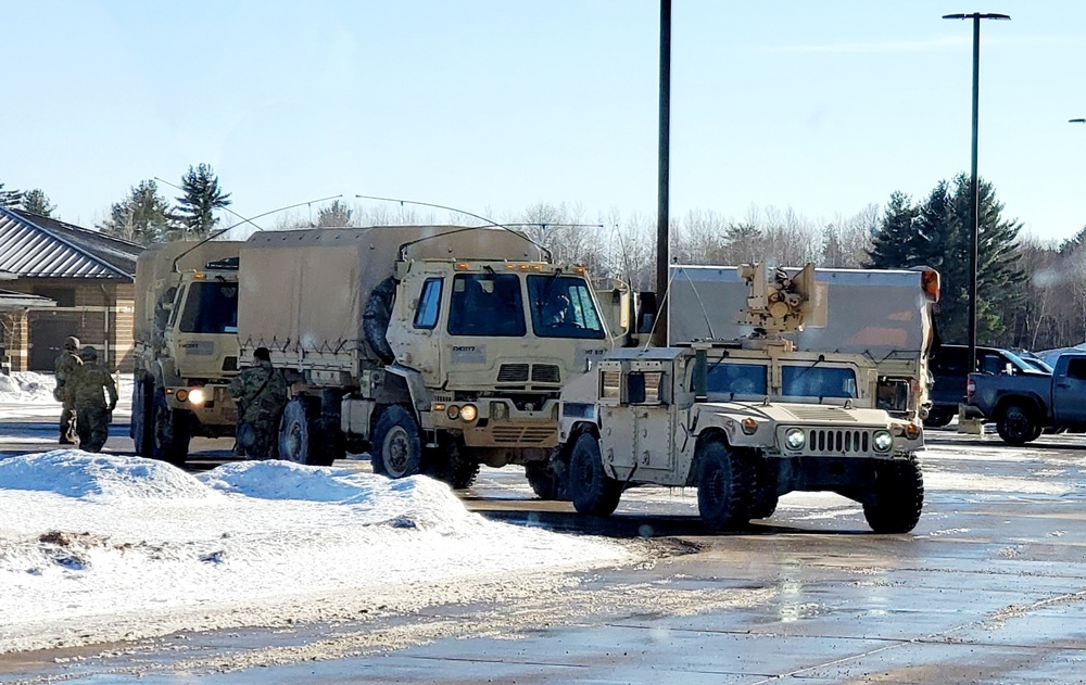 February training operations at Fort McCoy