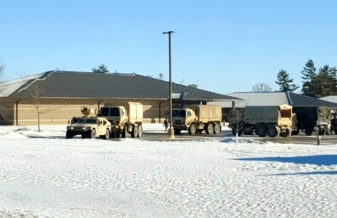 February training operations at Fort McCoy