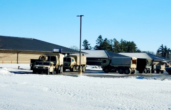 February training operations at Fort McCoy