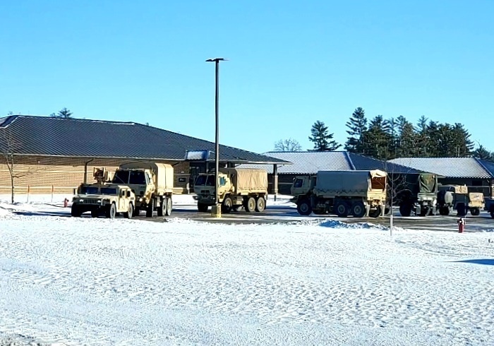 February training operations at Fort McCoy