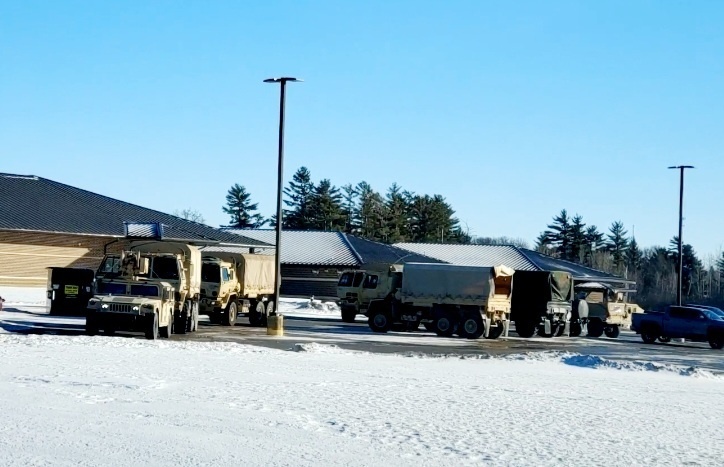 February training operations at Fort McCoy