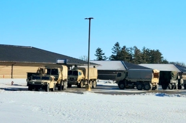 February training operations at Fort McCoy