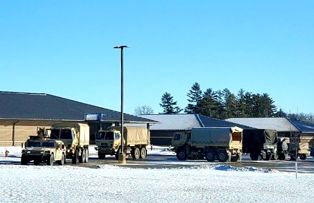 February training operations at Fort McCoy