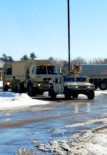 February training operations at Fort McCoy