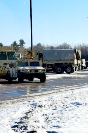 February training operations at Fort McCoy