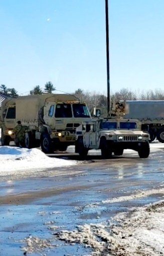 February training operations at Fort McCoy