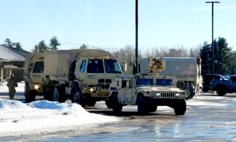 February training operations at Fort McCoy