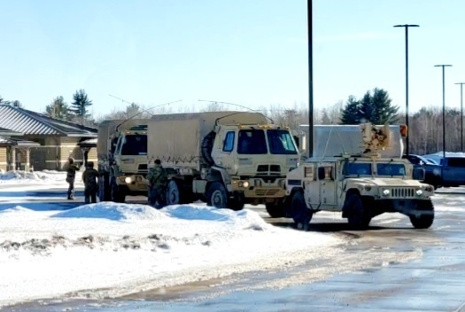 February training operations at Fort McCoy