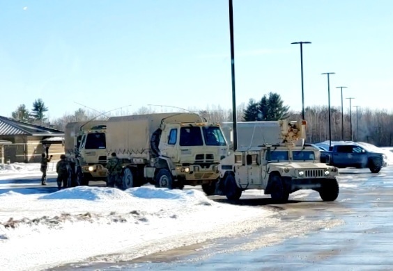 February training operations at Fort McCoy