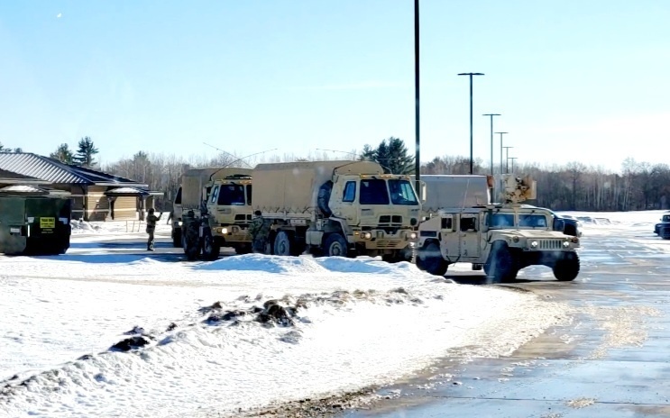 February training operations at Fort McCoy