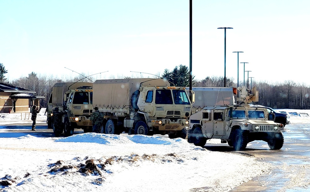 February training operations at Fort McCoy