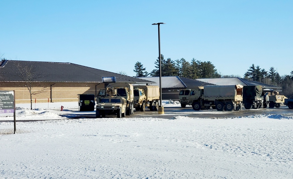 February training operations at Fort McCoy