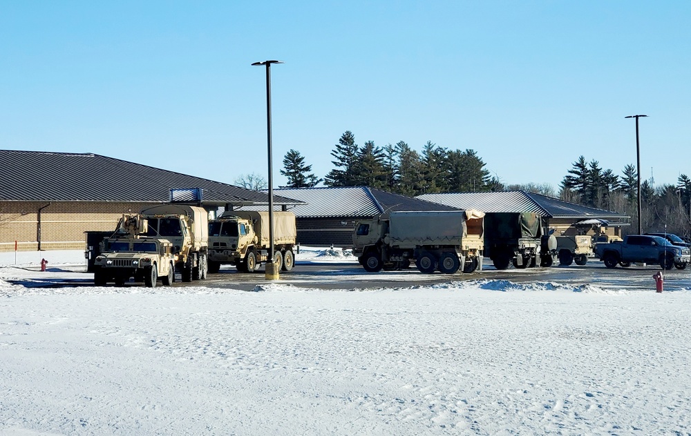 February training operations at Fort McCoy