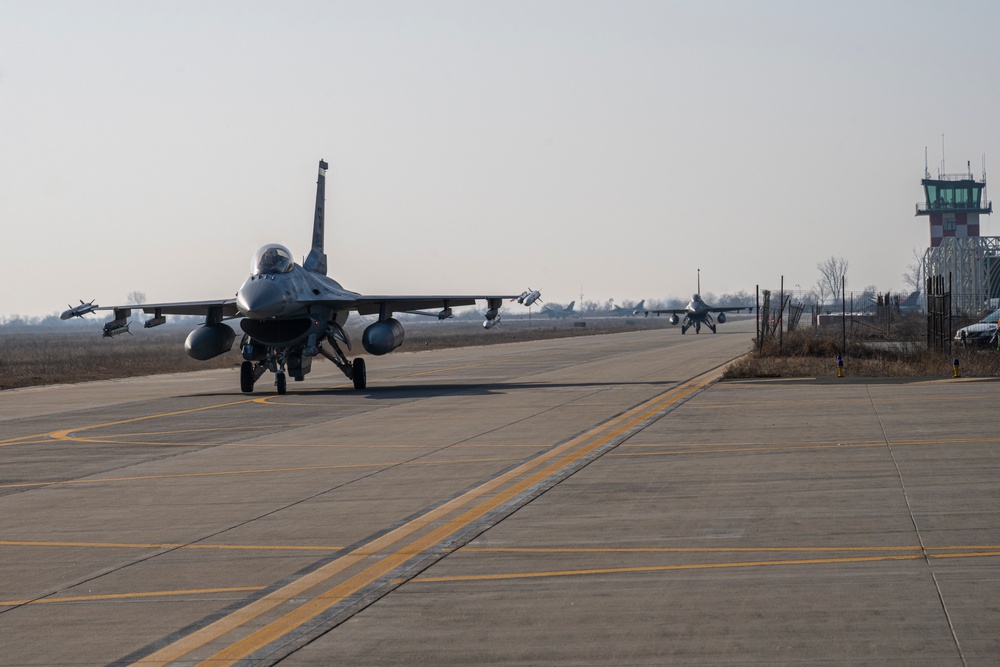 480th EFS operations at the 86th Air Base Romania