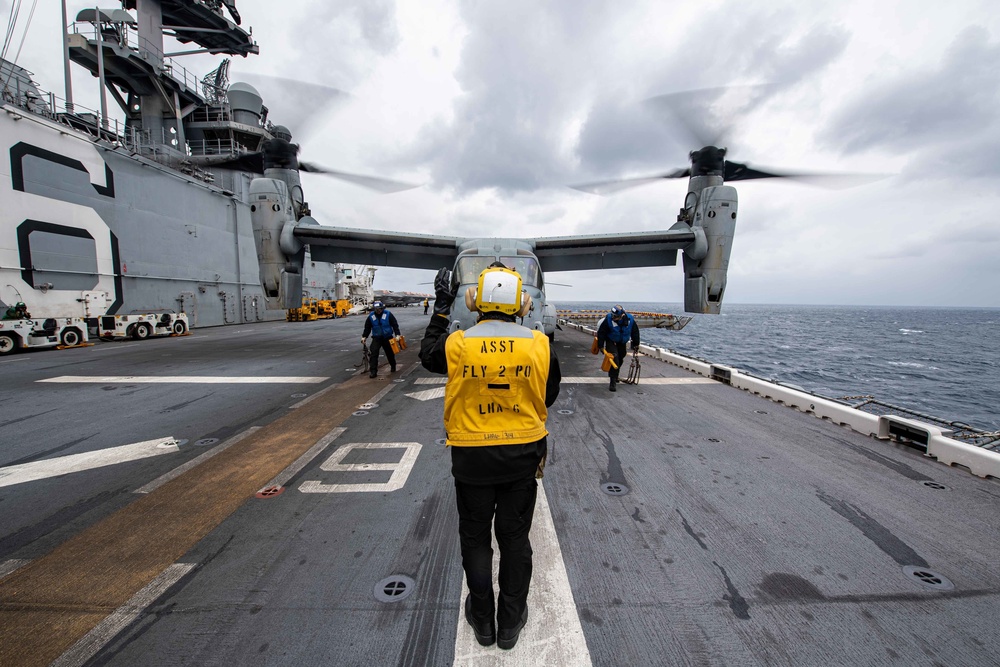 USS America conducts Flight Operations.