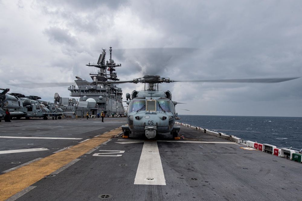 USS America conducts Flight Operations.