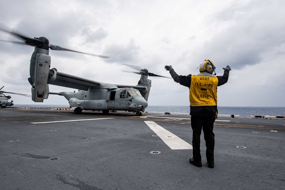 USS America conducts Flight Operations.