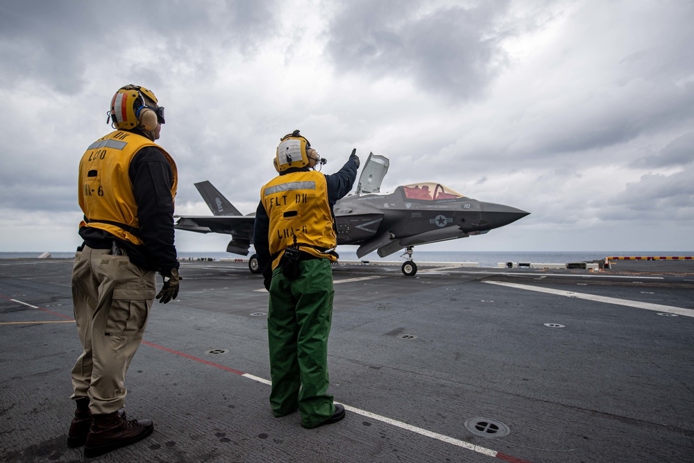 USS America conducts Flight Operations.