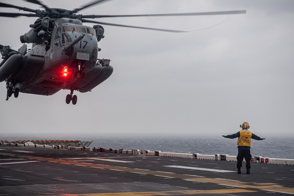 USS America conducts Flight Operations.