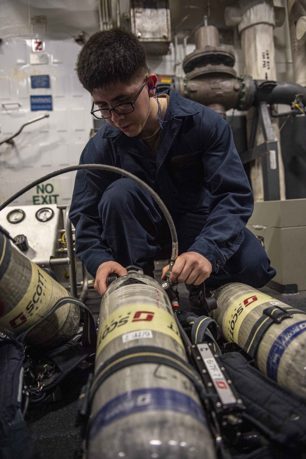 USS America Conducts Damage Control Drill
