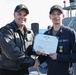 USS Ross Sailors receive awards