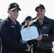 USS Ross Sailors receive awards