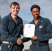 USS Ross Sailor reenlists