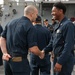 USS Ross Sailor reenlists