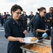 USS Ross holds &quot;steel beach&quot; picnic