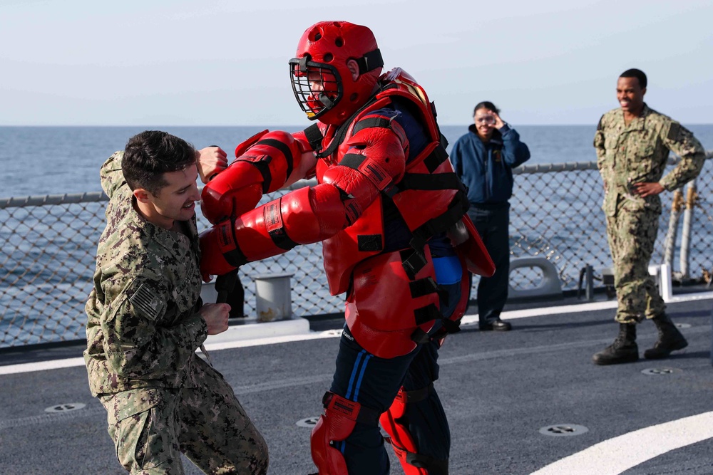 DVIDS - Images - USS Ross Sailors complete Oleoresin Capsicum training ...