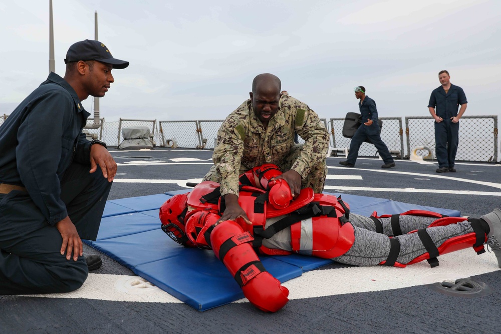 DVIDS - Images - USS Ross Sailors complete Oleoresin Capsicum training ...