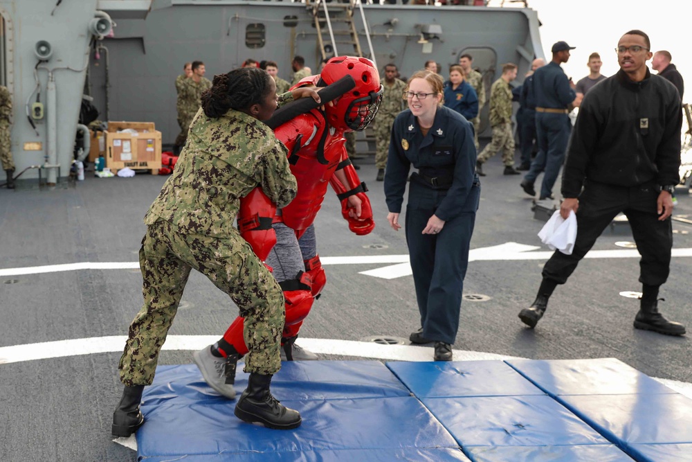 DVIDS - Images - USS Ross Sailors complete Oleoresin Capsicum training ...