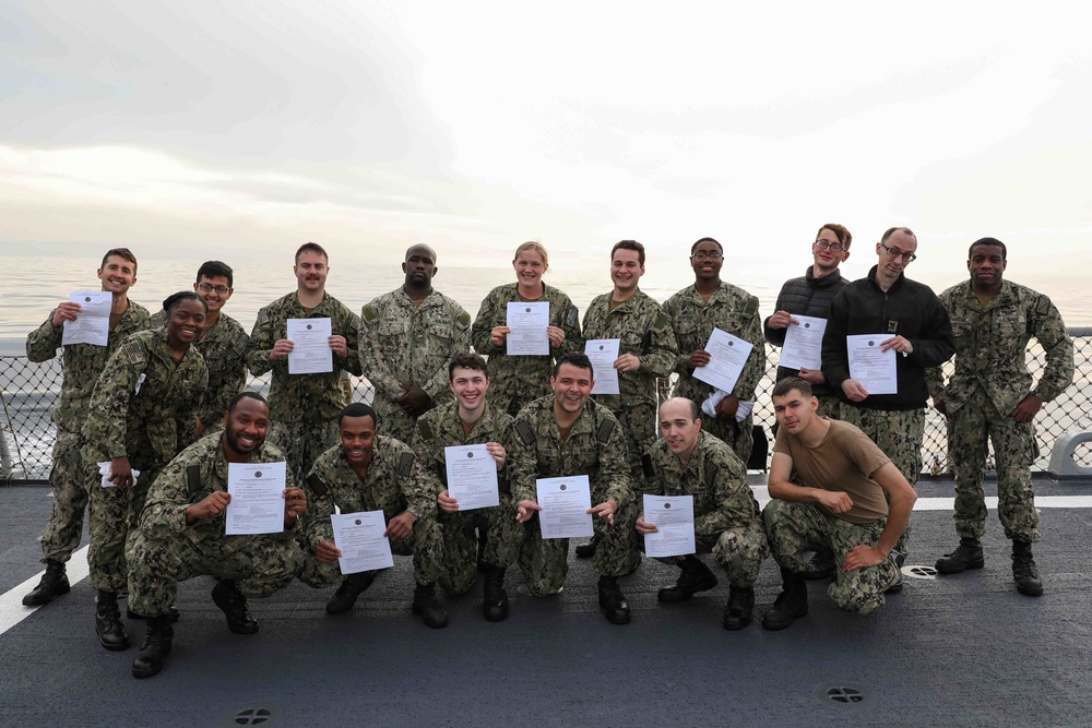 DVIDS - Images - USS Ross Sailors complete Oleoresin Capsicum training ...