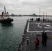 USS Ross leaves port in Rota, Spain