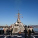USS Ross enters port in Toulon, France