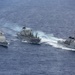 JMSDF Towada and Myoko conduct a RAS with Mobile Bay