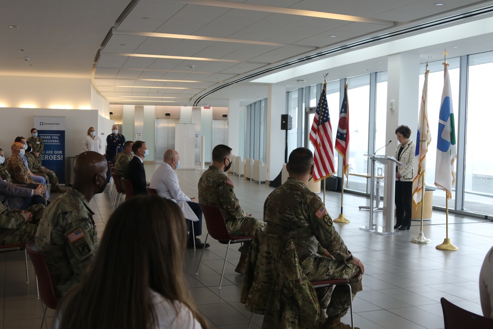 U.S Air Force Medical Team Departs Cleveland Clinic