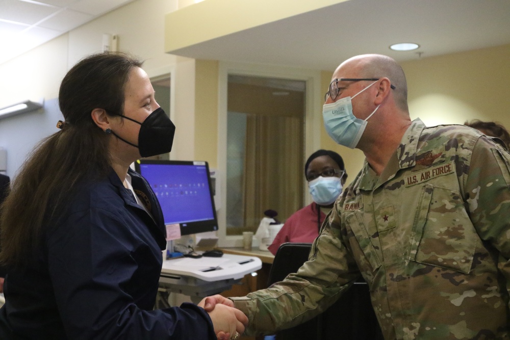 U.S Air Force Medical Team Welcome Distinguished Guests in Syracuse, New York