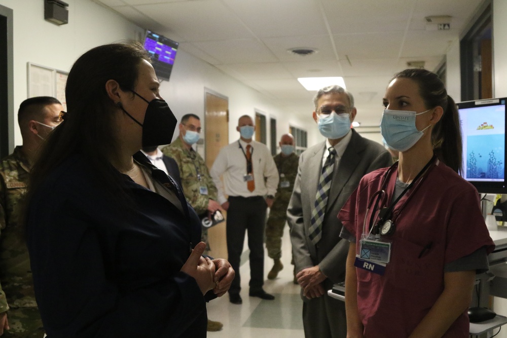 U.S Air Force Medical Team Welcome Distinguished Guests in Syracuse, New York