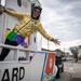 Coast Guard District Eight personnel participates in the Krewe of Alla Mardi Gras parade