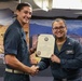 USS Ross Sailor reenlists