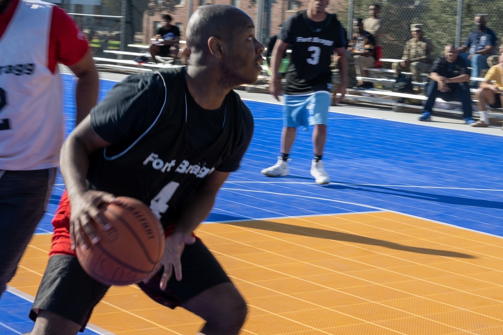 Pope Opens New Basketball Courts with Ribbon Cutting, Tournament