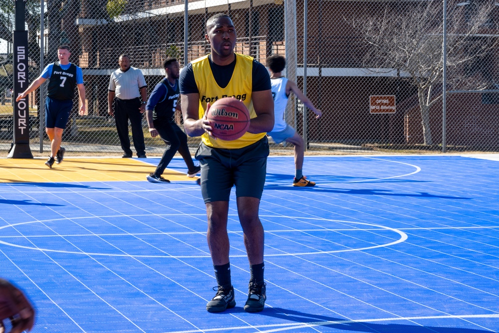 Pope Opens New Basketball Courts with Ribbon Cutting, Tournament