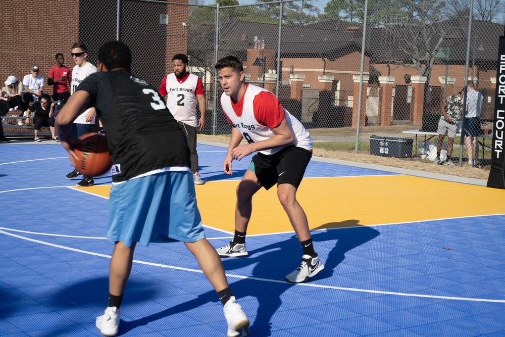 Pope Opens New Basketball Courts with Ribbon Cutting, Tournament