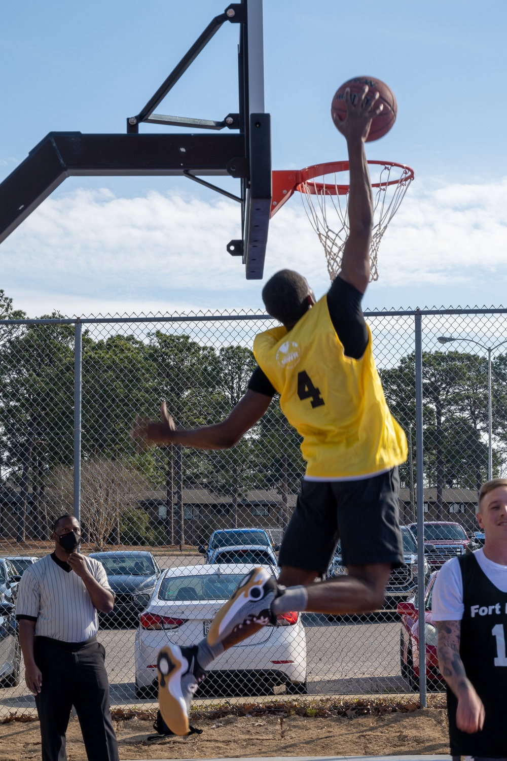 Pope Opens New Basketball Courts with Ribbon Cutting, Tournament