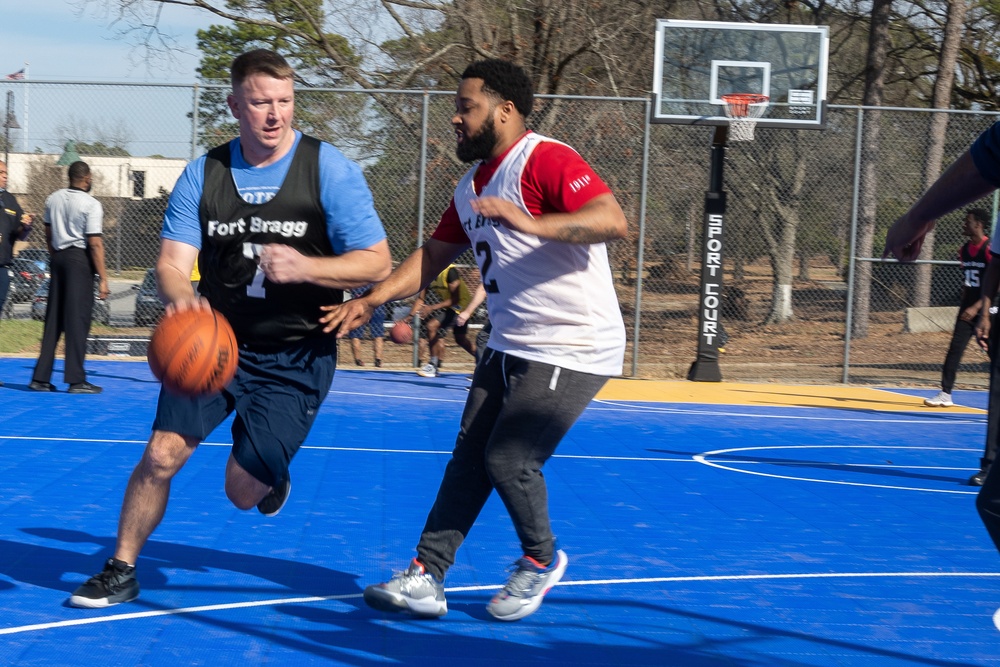 Pope Opens New Basketball Courts with Ribbon Cutting, Tournament