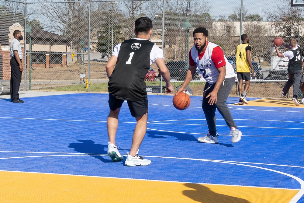 Pope Opens New Basketball Courts with Ribbon Cutting, Tournament