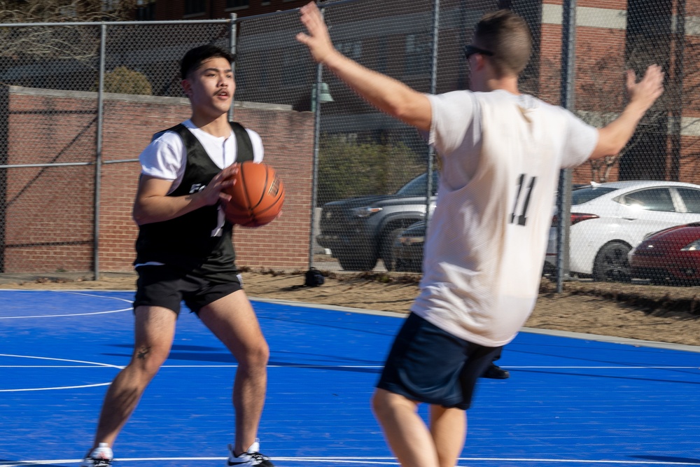 Pope Opens New Basketball Courts with Ribbon Cutting, Tournament