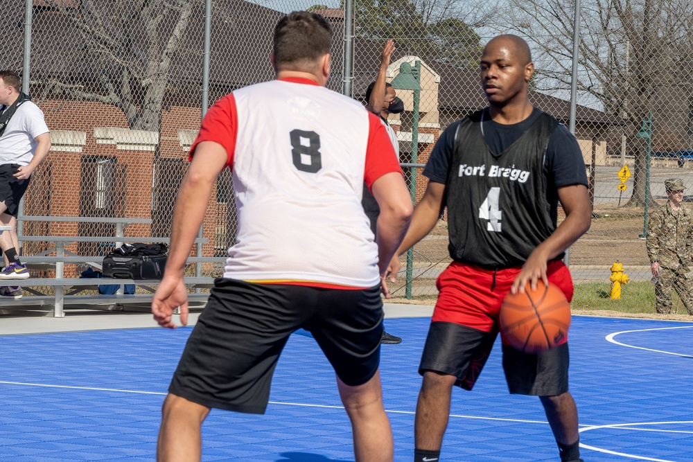 Pope Opens New Basketball Courts with Ribbon Cutting, Tournament