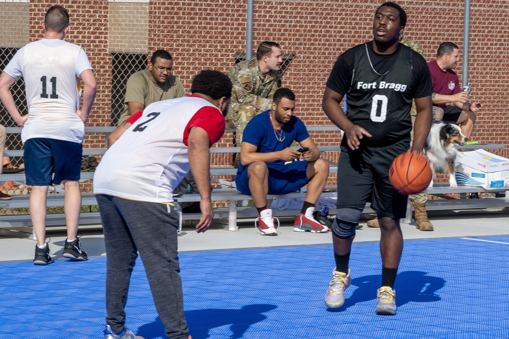 Pope Opens New Basketball Courts with Ribbon Cutting, Tournament